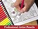 Diamond Driven #1 Artists Colored Pencils 72 Premium Soft Core Pre-Sharpened Colored Pencils Highly Pigmented Drawing Coloring Pages - Great Art School Supplies For Kids & Adults Professional Pencils