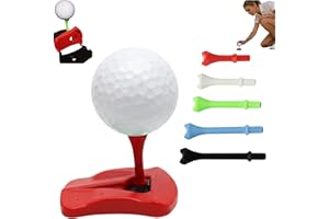 Turf Base V3 with 1 Ball Studs, Hinged Golf Tees for Artificial Turf, Includes Pre-Cut Tee Variety Packs & Golf Tee Holder, U