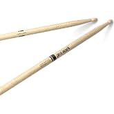 ProMark Classic Attack 747B Shira Kashi Oak Drumsticks, Oval Wood Tip, One Pair