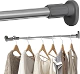 Hershii Expandable Window Shower Curtain Tension Rod Oval Head 25.4mm view 1