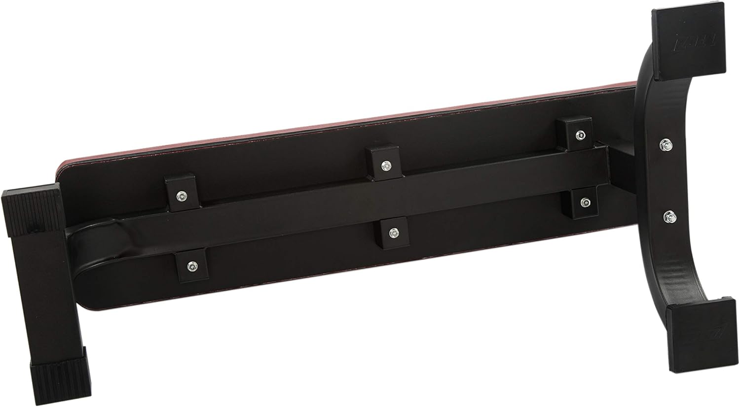 Flat Weight Utility Bench Heavy Duty for Multi-Purpose Weight Training and AB Exercises-1,000 lbs Capacity (BLACK+RED): Sports & Outdoors