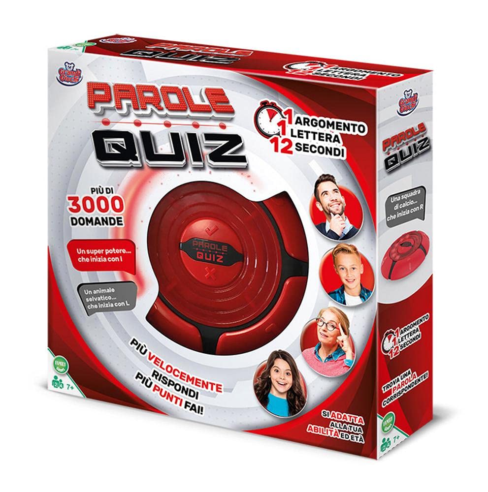 Grandi Giochi WORDS, QUIZ WITH 3000 QUESTIONS-GG01324, 8051362013247