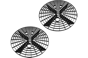 SHMZK 2 PCS Car Wash Bucket Inserts, Auto Detail Dirt Gaurd Buckets Filter Helps Remove Dirt Debris, Dirt Guard Insert Wash Filter Fits 12 Inch Diameter Bucket or 3-5 Gallon Buckets (Black)