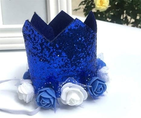 Amazon Co Jp 犬 帽子 おしゃれペット誕生日帽子 かわいいスパンコールクラウン 犬誕生日帽子 クリスマスパーティーヘアアクセサリー Btxxyjp Color E ブルー Size フリー ホーム キッチン