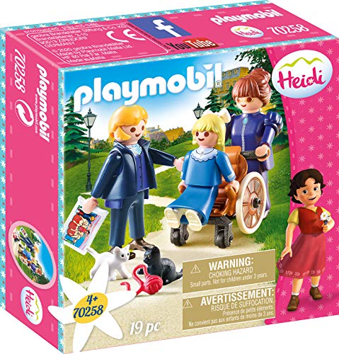 PLAYMOBIL 70258 Heidi Clara mit Vater und Fräulein Rottenmeier,