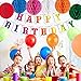 Unomor 40th Birthday Decorations Party Supplies-40th Birthday Balloons, “Cheers to 40 Years” Banner, 40th Gold Number Balloons with Paper Flowers Balls (Birthaday Decorations)