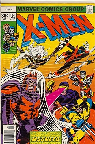 Uncanny X-men (1963) #104 "1st Brief App. Starjammers" Comics – 1977