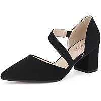 洋楽 HILLFIGUZ Amazon.com | IDIFU Women's Lynn Dress Low Heeled Pumps