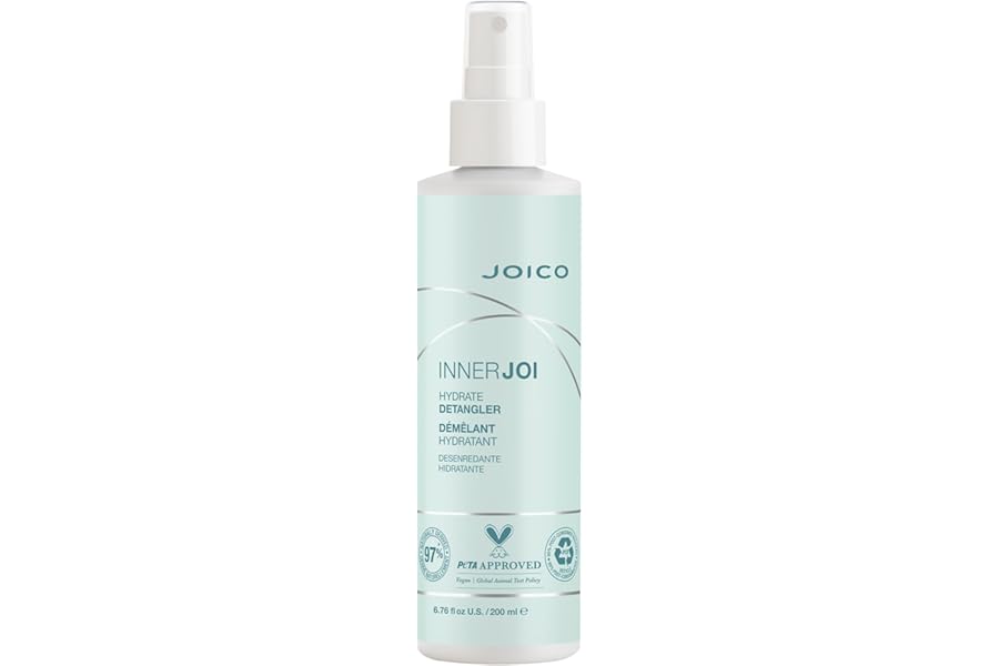 Joico InnerJoi Hydrate Detangler | For Dry Tangled Hair | Sulfate & Paraben Free | Naturally-Derived Vegan Formula
