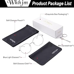 WHHJM Polygon Blue Light Blocking Glasses for Women