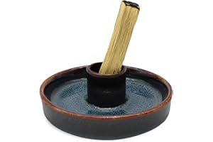 DOREPHINE Palo Santo Holder, Palo Santo Sticks Holder, Palo Santo Burner, Ceramic Palo Santo Holder (Blue)