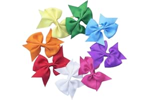 HIPGIRL Cute Puppy Supplies Dog Accessories for Large Dogs,Dog Hair Bow,Dog Hair Bows for Medium Dogs,Pet Hair Accessories Bows for Dogs,Pet Grooming Products-8ct 3 Inch Small Dog Bows Girl Hair Clips