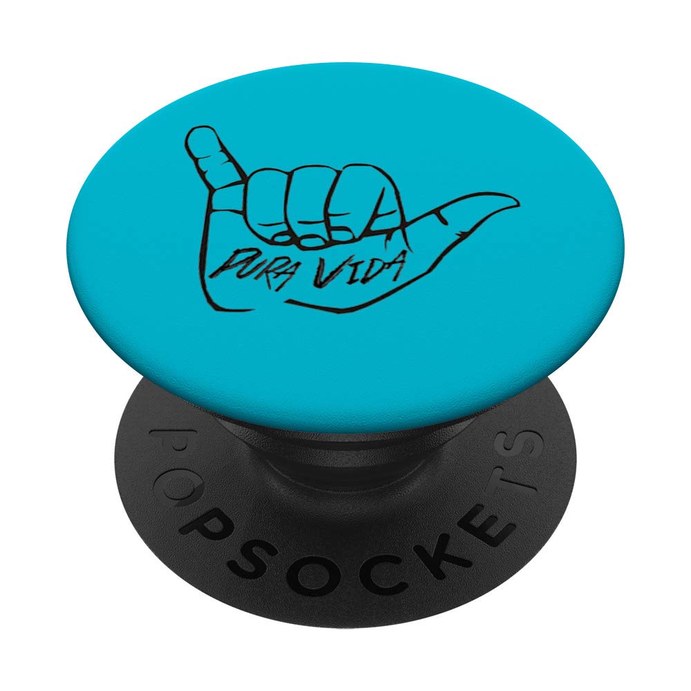 Costa Rica Pura Vida Hand Graphic Design PopSockets PopGrip: Swappable Grip for Phones & Tablets