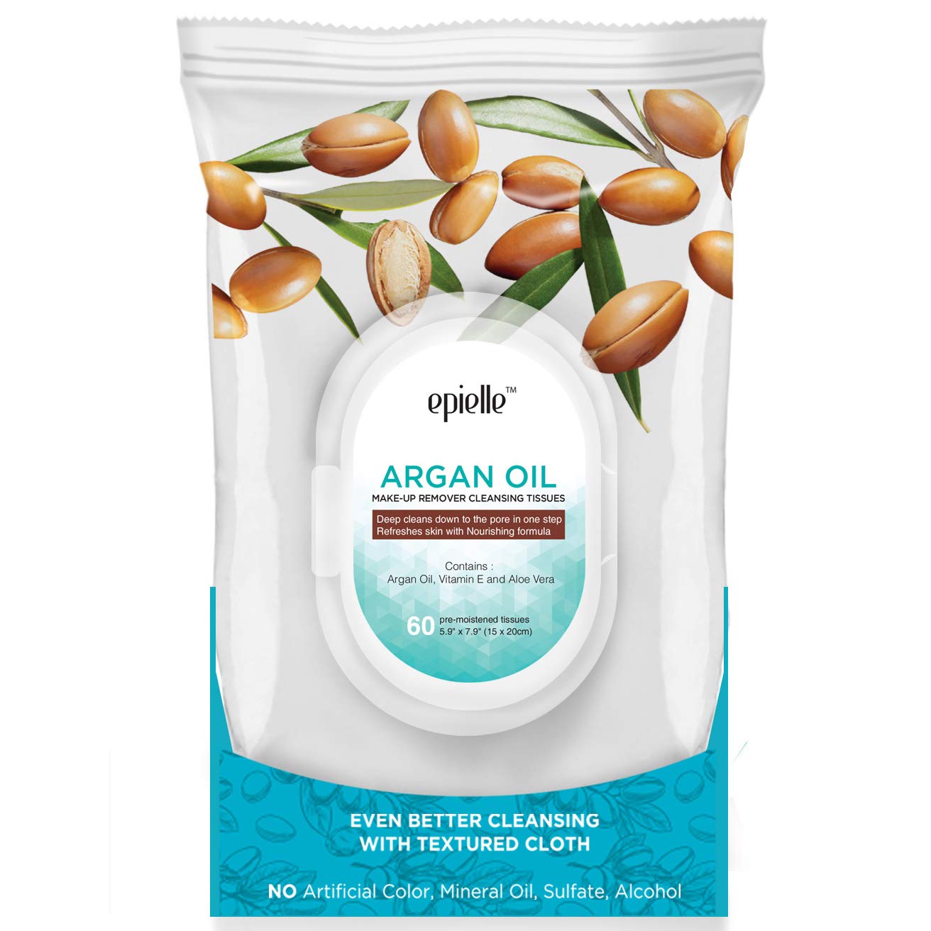 Best Kareway Epielle Argan Oil Makeup Removing Cleansing Towels