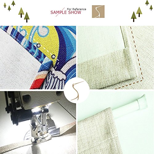 Sewcrane Pink Orchid Japanese Home Restaurant Door Curtain Noren