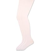 Amazon Essentials Girls' Shimmer Dance Tights, 3 Pairs