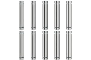 10Pcs Glass Fasteners Stainless Steel Advertising Standoffs Pin Nails Billboards Fixing Screws Hardware Easy Install