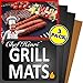Chef Henri BBQ Grill Mat Set Of 3 Heavy Duty, Non-Stick Grill Mats and Baking Mat - 16 x 13 Inch Use on Gas, Charcoal, Electric BBQ Grills