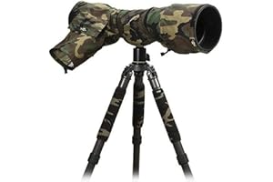 LensCoat Raincoat Pro (Forest Green Camo) Camera Lens rain Sleeve Cover Camouflage Protection LCRCPFG