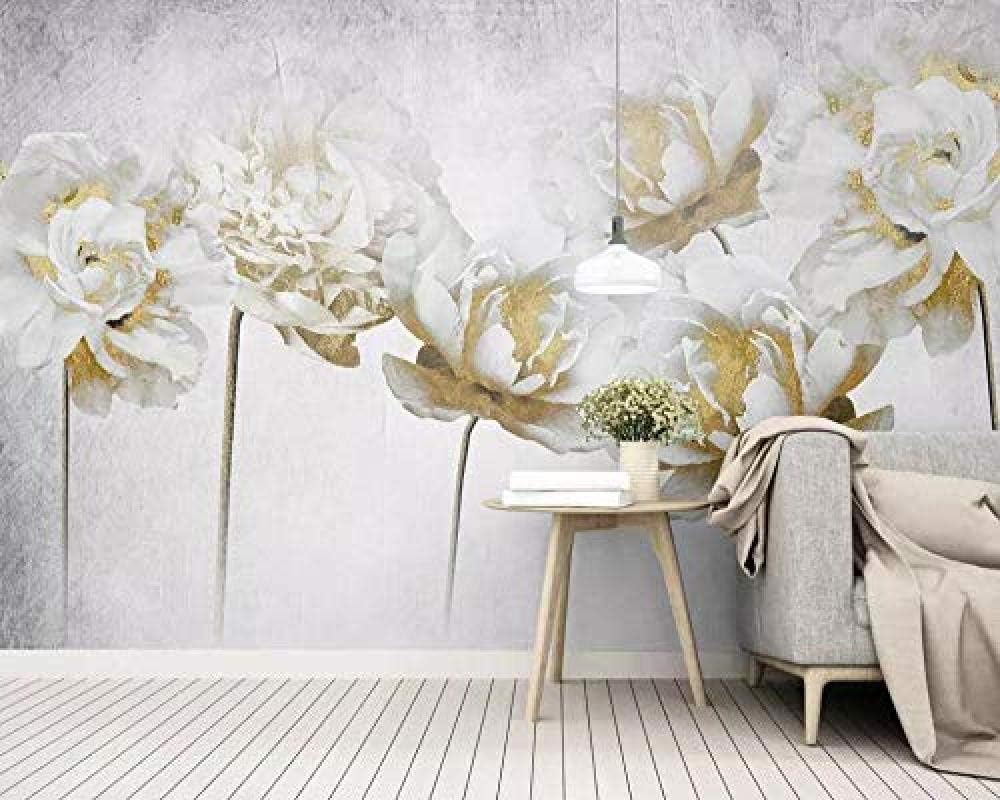Wallpaper Modern Minimalist Garden Flower Golden Rose Wallpaper Modern Minimalist Garden Flower Golden Rose