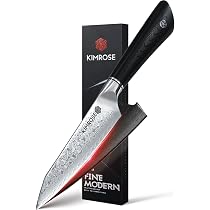 Amazon.com: KIMROSE Damascus Santoku Knife - 7 inch - 67 Layers ...