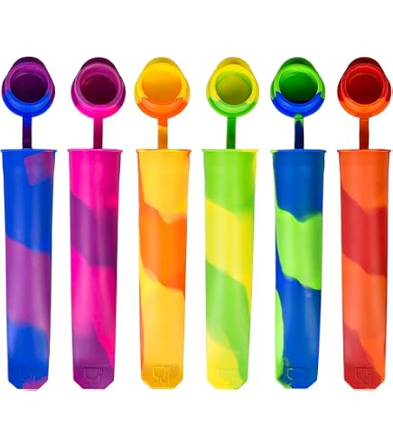 Moule à Glace En Acier Inoxydable - 6 Cavités - Avec Bâtonnets - Pour Popsicles Maison - Facile à Démouler