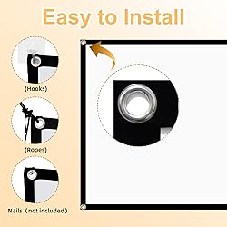 Projector Screen, 72Inch Outdoor Projector