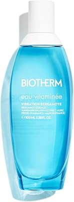 Eau Vitaminée Vibration Bergamote Eau de Toilette, erfrischender Zitrus Body Mist mit Bergamotte, Mandarine und Ingwer, leichter Damenduft mit weißem Mochus, moderner Sommerduft, 100ml