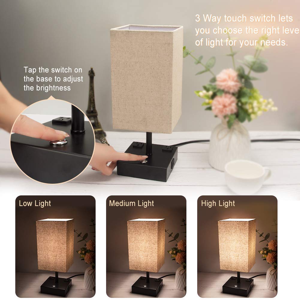 Bedside Lamp 3 Way Dimmable Touch Contr Buy Online In Mauritius At Desertcart