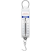 EISCO Premium Spring Balance, 0-250g / 0-2.5N - High Resolution, Dual Transparent Scale, Newtons &amp; Grams - Zero Calibration Capability - Acrylic Body