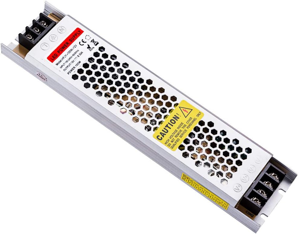 Idealyuan 100W Ultra-Thin DC 12V LED Power Supply Driver Electronic Transformer for Light Strip