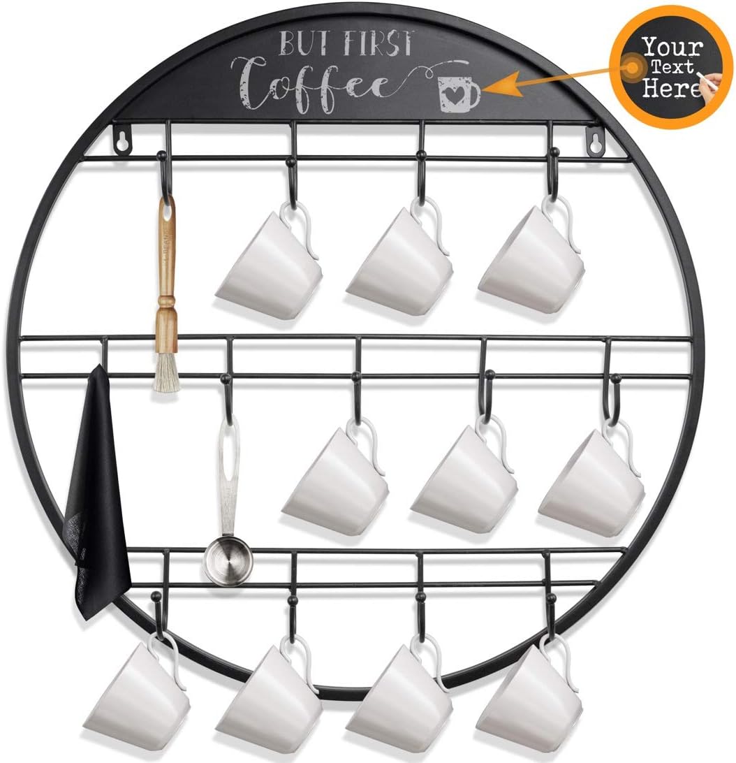 AJART Mug Rack｜Hand Coffee Cup Rack｜Large Wall