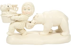 Department 56 Snowbabies Frosty Frolic But First Feed Me Figurine, 3.7 Inch, Multicolor