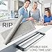 OUGAR8 Refrigerator Door Handle Covers Handmade Decor Protector for Ovens, Dishwashers.Keep Your Kitchen Appliance Clean from Smudges,Food Stains(Rhombus Gray,19.7