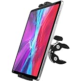 woleyi Bike Tablet Mount, Motorcycle Bicycle Tablet Holder, Cycling Handlebar Clamp with 360 Rotation for iPad Pro Air Mini, iPhone, Samsung Galaxy Tabs, Fire HD, More 4.7-13" Cellphones and Tablets