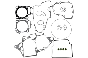 RYTIME Top End Head Complete Gasket Kit Set Top & Bottom End Compatible with Honda TRX450R 2006-2013 TRX450ER 2006-2009 2012-2014 Motorcycle ATV Engine Parts