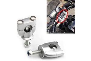 Top10 Racing 22mm 7/8 Inch Handlebar Risers Mount Clamps for Motorcycle ATV Dirt Bike (2pcs)