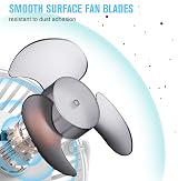 HONYIN Mini USB Clip Fan Clip Desk Personal Fan 720° Rotation 3 Speeds view 7