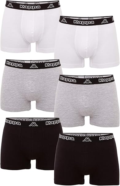 Kappa VINESTA - Calzoncillos tipo bóxer estrechos para hombres, calzoncillos deportivos de algodón suave I corte cómodo I lavadora y secadora: Amazon.es: Ropa y accesorios