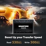 Gigastone 1TB SATA III SSD 2.5" 530MB/s Internal Drive Laptop PC PS4 Upgrade view 2