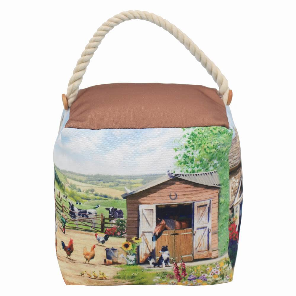 The Leonardo Collection LP94772 Farmhouse Design Doorstop | Multi-color Accessory