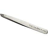 Forbici Per Sopracciglia In Acciaio Inox, Pinzette Di Precisione Per Sopracciglia, Pinzette Con Punta Piatta Obliqua, Pinzette Professionali Per La Depilazione A Punta Piatta, Per Sopracciglia E - Foto 11