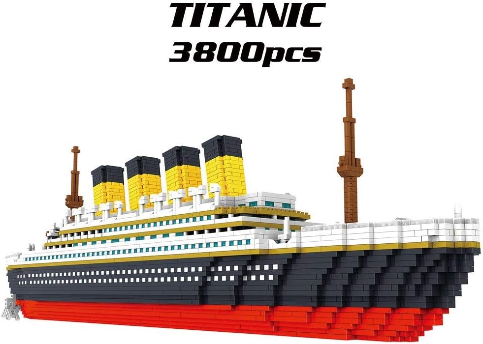 AntPower 9913 Model Titanic Atomic Building Blocks Kit 3800pcs Gift Toy for Kids