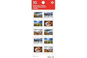 Canada Post Permanent Domestic Rate Stamps - Strip of 10 Stamps