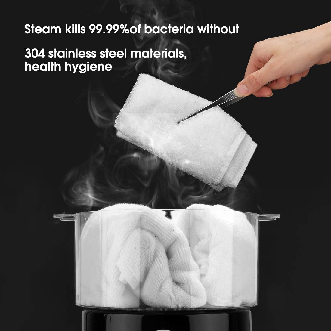 Fast Heating Hot mini Towel Warmer Steamer, Professional Physiotherapy Towel Warmer Multiple Multiple for Spa, Nail, Salon, Barber and Hot Shaving: Beauty