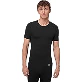 DANISH ENDURANCE Merino Wool Baselayer T-Shirt, Short Sleeve, Thermal Undershirt for Men, Breathable, Moisture Wicking
