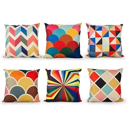 Amazon Com Vinyl Boutique Shop Linen Square Decorative Throw