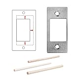 MOSECYOU Deadbolt Restorer Strike Plate, Fix Dead