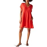 Michael Stars Women's Mira Split Neck Dress