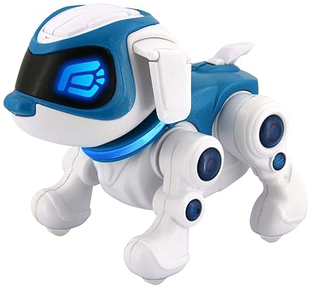 Splash Toys 30663 - TEKSTA Roboter Hund 360, elektronisches Haustier, Roboterhund, macht Saltos, tanzt, reagiert auf Ansprach